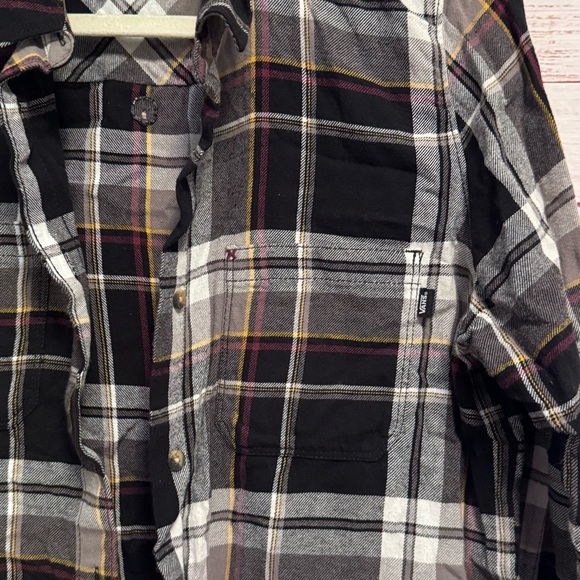 Van's Plaid Flannel Grunge Shirt - Picture 4 of 9